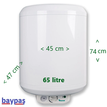 baymak 65 litre termosifon